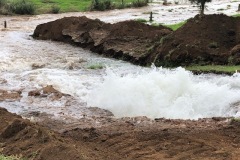 Main Pipeline Damage between the dam and the airport 22-03-2020